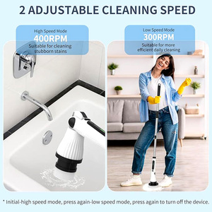 2024 Mô Hình Mới Nhà Thông Minh Sản Phẩm Điện Quay Scrubber Cầm Tay Điện Khoan Bàn Chải Thiết Lập Công Cụ Làm Sạch Bộ Dụng Cụ Để Làm Sạch Bồn Tắm - Product Image 2