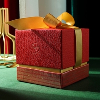 Boîte cadeau rigide en papier avec poignée, boîte à dragées en papier d'art pour mariage, fête prénuptiale, fiançailles, emballage de remerciement et de cadeaux de retour