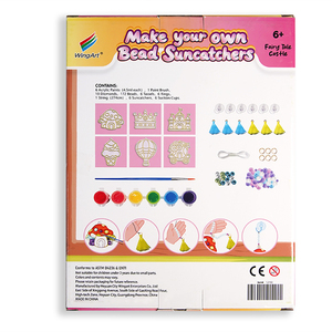 Kit de Atrapasoles de Cuentas Personalizado para Niños, Crea Tu Propia Decoración de Ventana, Arte Creativo, <span class=keywords><strong>Dibujo</strong></span> Educativo, Juguetes Hechos a Mano - Product Image 6