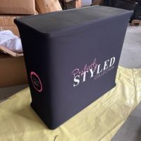 Table de comptoir de promotion de salon commercial portable