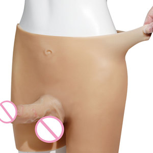 Netphi High Elastic Liquid Silikon Strap-On Harness Weiche Sexspielzeug Höschen für Erwachsene Solide Penis Paare tragen für Frauen Dildos - Product Image 2