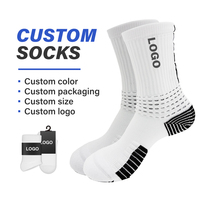 Chaussettes de sport personnalisées avec logo d'équipe, multicolores, pour le basketball, la course à pied, le cyclisme, en coton, avec lettres