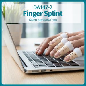 Orthèse de fixation pour doigt coudé et protection des doigts en marteau, en PVC, pour fractures - Product Image 3