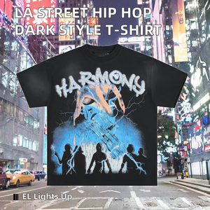 Camiseta de Manga Corta para Hombre, Estilo Holgado, Tejido Harmony, con Estampado Sencillo - Product Image 2