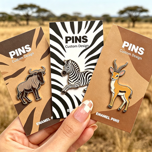 Épingles métalliques personnalisées sans MOQ, design de personnage sur mesure, épingles en émail dur, épingles en émail souple avec <span class=keywords><strong>carte</strong></span> de support - Product Image 2