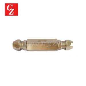 0823005039 วาล์วไม่ไหลกลับ G1/4 วาล์วตรวจสอบทองเหลืองสำหรับวาล์วเครื่องอัดอากาศแอตลาส คอปโก้ 0823-0050-39 - Product Image 2