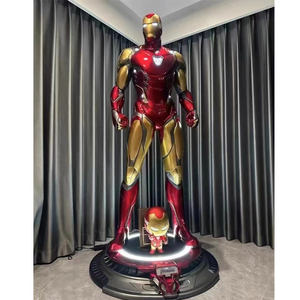 Figura de película de acción de Marvel MK7 MK85 estatuas de Ironman superhéroes 1/1 moldes escultura <span class=keywords><strong>Iorn</strong></span> <span class=keywords><strong>man</strong></span> artesanías de resina para Decoración - Product Image 1