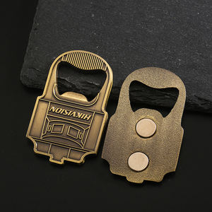 מקרר חם מגנטים פרטים גבוהים המברקים 3d מקרר חם 3d מגנטים מתכת סגסוגת אבץ דפוס חיה הבציר למקרר - Product Image 2