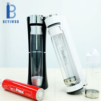 Machine à soda et eau pétillante automatique portable pour la maison, 0,6 L, 420 g/425 g de CO2, avec cylindre en aluminium de 425 g de CO2