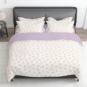 Modern 4-Piece 100% Cotton Block Print Kids <strong>Duvet</strong> Cover Bedding Set-Luxury Soft Designer <strong>Toddler</strong> Quilt Bedding - Product Image 3