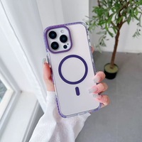 Étui de téléphone portable d'usine antichoc avec charge sans fil pour iPhone 17, coque magnétique robuste pour iPhone 16 15 14