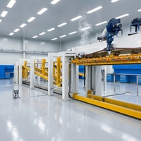 Ligne de production automatique de blocs AAC avec transformation de l'emballage du produit fini avec PLC et composants de base d'engrenage