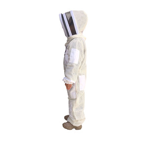 Traje de Apicultura BAIFENG BEE Nuevo para Niños, Blanco, Transpirable, de 3 Capas de Malla, Equipo de Apicultor, Suministros de Jardinería, Garantía - Product Image 4