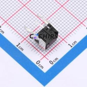 ZX-QC66-4.5ZJ Tactile Switch Through hole Component THT-4P,6x6mm Switch Single Pole Single Throw Round Button 2.6N Through Hole - Product Image 2