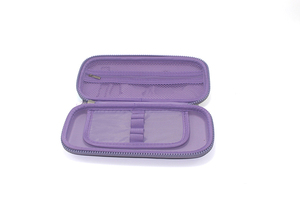 Étui de rangement EVA personnalisé avec logo, résistant aux chocs et aux odeurs, sac de voyage résistant à l'usure avec fermeture éclair en nylon et PU - Product Image 3
