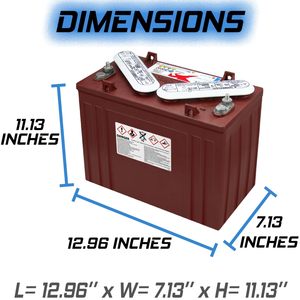 Batterie Plomb-Acide Humide à Décharge Profonde Trojan T-1275 Plus 12 Volts pour Chariot de <span class=keywords><strong>Golf</strong></span> et Voiture Électrique - Product Image 4