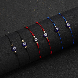 Rinhoo <span class=keywords><strong>7</strong></span> Knot Evil Eyes Pulseras para Mujeres Hombres Niñas Cuerda Cadenas Charm <span class=keywords><strong>Pulsera</strong></span> Turquesa Resina <span class=keywords><strong>Ojo</strong></span> <span class=keywords><strong>Pulsera</strong></span> Joyería <span class=keywords><strong>de</strong></span> Moda - Product Image 5