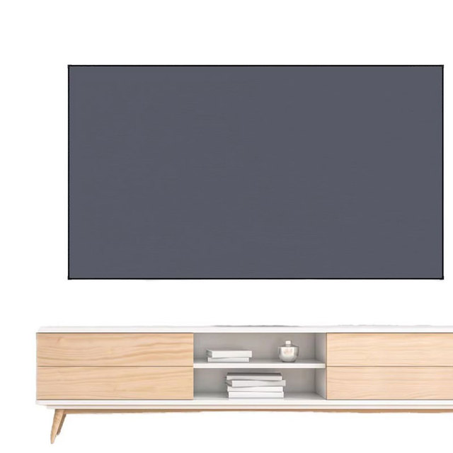 Ultra Short Throw Projector Fixed Frame UST ALR CLR Screen Ambient Light Rejecting Projection Screen Best-selling 100" 4K