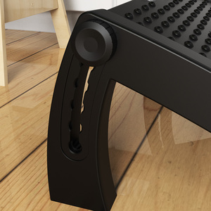 China Lieferant multifunktionale verstellbare Kunststoff-Fußstütze mit Massagegerät fürs Büro - Product Image 2