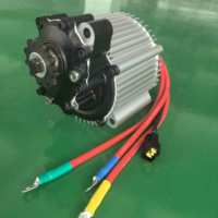 Moteur DC Sans Balais à Grande Vitesse 72V 15KW, Moteur Pédalier pour Vélo Électrique, Kart, Moto Tout-Terrain, Kit de Conversion de Vélo Électrique