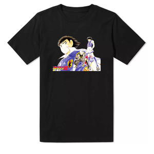 เสื้อยืดคอกลมแขนสั้นพิมพ์ลายอะนิเมะ <span class=keywords><strong>Tsubasa</strong></span> ทรงหลวมผ้าถักแบบอะนิเมะคลาสสิกสำหรับผู้ชายผู้หญิง - Product Image 5