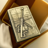 Briquet à cigarette créatif en métal au design tridimensionnel original, coupe-vent, pour cigares et cigarettes, à kérosène