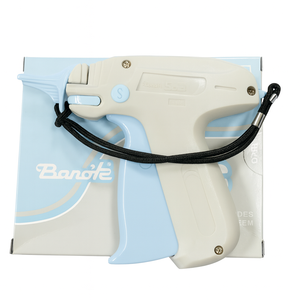 Pistola Etiquetadora Estándar Banok 503s (ABS Blanco Ecológico) para Ropa, Toallas, Calcetines - Pin de Bucle y Colgador - Product Image 1