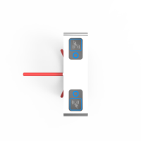 Torniquete Trípode de Acero Inoxidable IP65 con Control de Acceso Biométrico, Puerta Giratoria de Tres Patas para Gimnasio