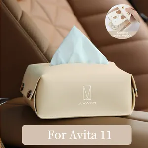 Car Sun Visor Tissue Box Holder Auto Interior Storage Decoration Universal Car Accessories Car Tissue Box