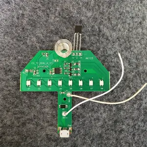 Fornitori di fabbrica fai da te RGB colorato led PCB Board con porta USB e sensore Touch per 3D acrilico lampada da notte Base legno plastica casa
