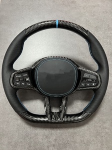 Volant à bouton noir 2008 2021 <span class=keywords><strong>GR</strong></span> Style volant en Fiber de carbone pour Toyota LAND CRUISER LC79 LC76 LC70 - Product Image 6