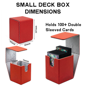 Paquete de Colección 7 en 1 |   <span class=keywords><strong>Caja</strong></span> de almacenamiento grande con 5 compartimentos interiores y tapete de juego |   Almacenamiento TCG Definitivo para Commander Pokémon - Product Image 4