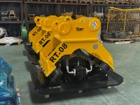 Compacteur à plaque vibrante pour excavatrice Strong Force REBET, robuste et durable, compacteur de sol hydraulique pour la construction routière, CE ISO