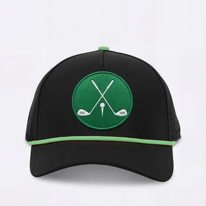 Casquette de baseball Performance Vietnam Rope Golf Hat, vierge, personnalisable, Snapback, pour l'extérieur, Hays, 5 panneaux, pour adulte - Product Image 1