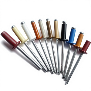 Rivets à tête bombée métriques colorés, en cuivre, en acier inoxydable et en aluminium, à empreinte de 1 à 3 mm, rivets aveugles - Product Image 1