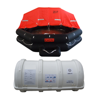 Chaleco Salvavidas Marino Autoinflable de Goma Tipo Lanzamiento, Certificado CCS, para 10 Personas, de Bajo Precio, para Yates y Embarcaciones Pequeñas, Solas First Aid