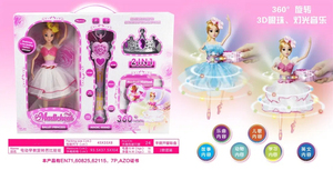 Jinming, nuevo bebé, Educación Temprana, muñeca <span class=keywords><strong>de</strong></span> plástico eléctrica, juguete para niñas, función <span class=keywords><strong>de</strong></span> narración Musical <span class=keywords><strong>de</strong></span> moda, juguetes <span class=keywords><strong>de</strong></span> muñeca giratorios - Product Image 4