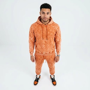 Ensemble jogging et sweat à capuche épais pour homme, 100 % coton mélangé, survêtement décontracté streetwear - Product Image 3