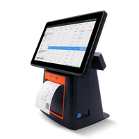 Terminal de Sistema POS Android 13 de 11.6 Pulgadas con Impresora Térmica Integrada de 58 mm/80 mm para Punto de Venta en Comercios y Restaurantes
