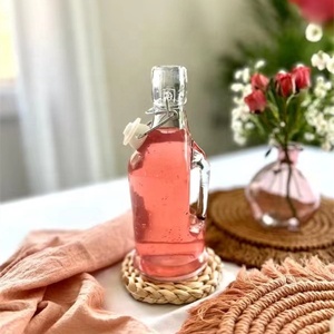 Vase en verre à dessus oscillant transparent écologique Boho Home Decor and Wedding Supplies Vase mural transparent pour la décoration et la boisson - Product Image 3