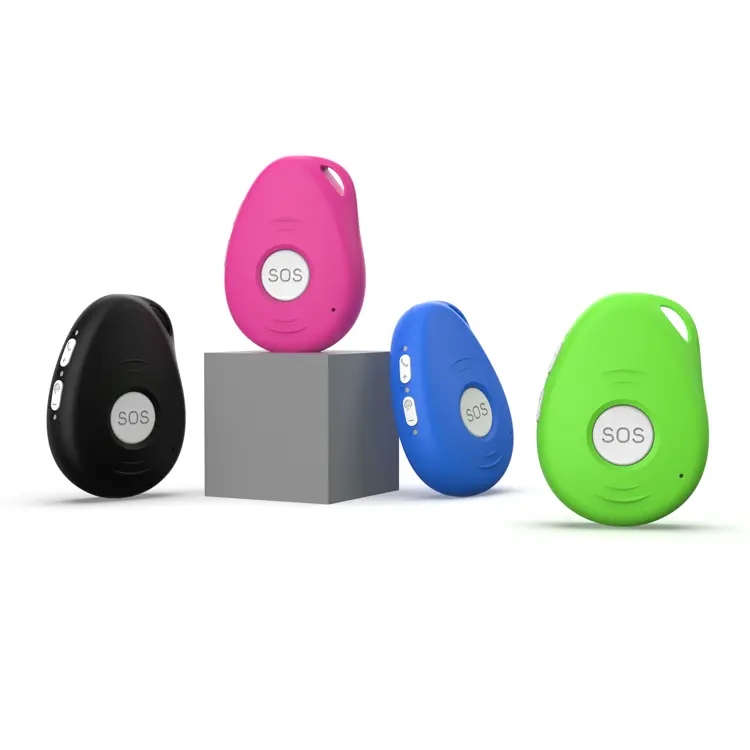 Anti-Lost Mini 3G 4G Personal SOS Alarm with GEO Fence and Fall Down Alert GPS Tracker Ring for Kids/Elderly