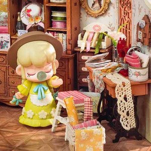 Robotime Rolife noi magazzino fai da te puzzle Kit <span class=keywords><strong>giocattoli</strong></span> fatti a mano DG178 <span class=keywords><strong>Elsa</strong></span> sartoria 3D in legno casa in miniatura - Product Image 3