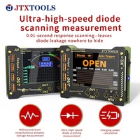 JTX A9 Multimètre numérique multifonction à affichage de courbe 0-36V pour réparation de téléphones portables et ordinateurs portables – Garantie 1 an