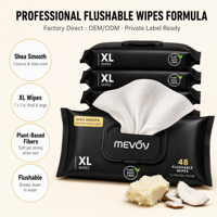 Lingettes humides non parfumées pour la maison, biodégradables, non tissées, lingettes nettoyantes pratiques, serviettes en papier humides pour les toilettes