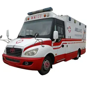 Chất lượng cao di động thiết bị y tế chăm sóc chuyên sâu xe cứu thương với ventilato r
