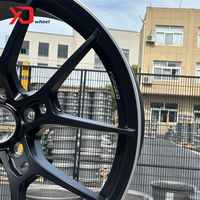 Velg Tempa Cekung Dalam 18-20 Inch 5X112 5X120 G025 Matte Black Hollow Out untuk Z4 M4 M2 M3 E90 E92 E93 E60 CLA CLE CLS