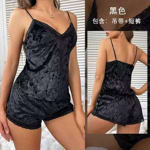 Chemise de nuit pour femmes grande taille, sexy, luxueuse, élégante, été automne, respirante, 100% coton, manches courtes, col décontracté, style vintage - Product Image 3