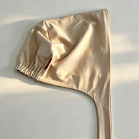 Sous-foulards doublés 100% soie de mûrier, sous-bonnets en jersey de soie de bambou pour le soin des cheveux, châles ethniques, sous-foulards en soie