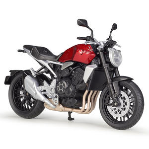 <span class=keywords><strong>Moto</strong></span> Sportive Noire et Rouge 2020 à l'échelle 1:12, Modèle en Alliage Moulé Sous Pression, Style Naked, <span class=keywords><strong>Moto</strong></span> de Course Simulée avec Suspension à Ressorts - Product Image 1