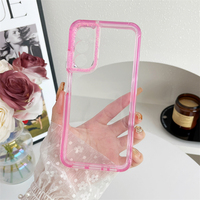 Casing ponsel bening glitter penutup belakang tpu rangka depan pc fashion untuk Reno 11F 5G 12 oppo A59 5G